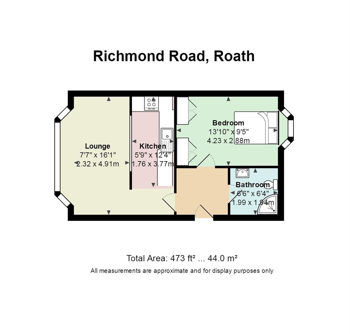Floorplan for Richmond Road, Roath, Cardiff